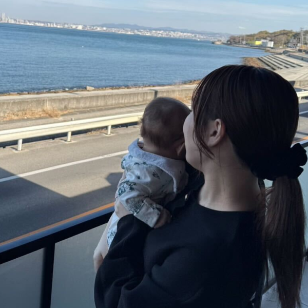 よもぎ蒸しを体験したお客様のお写真（女性）